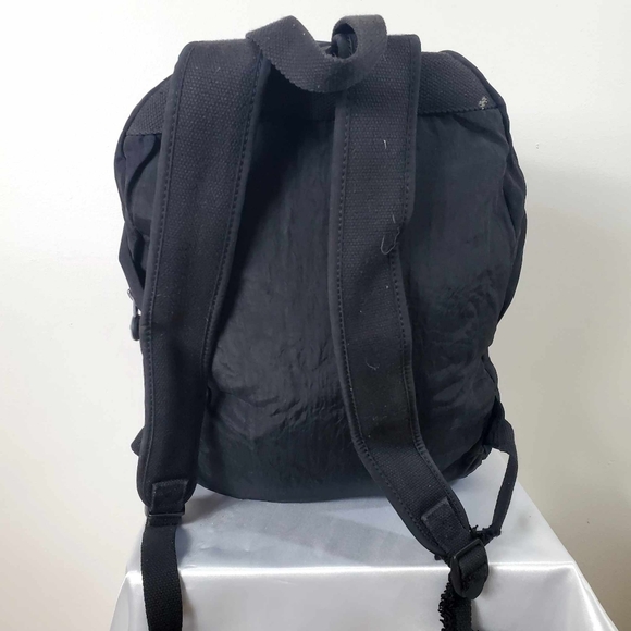 Kipling Black Backpack One Pocket Adjustable Straps - Picture 5 of 12